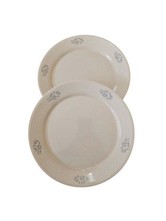 Corelle Other - 2 Corelle Lace Bouquet Dinner Plate 10" vintage Corning USA 1990s calico design